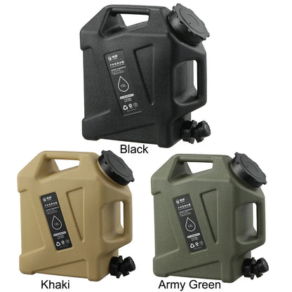 12L Portable Camping Water Container – Large Capacity Outdoor Water Bucket with Detachable Faucet for Picnic & Travel