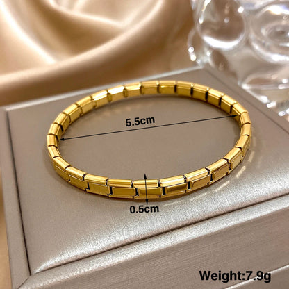 Greatera Five-Layer 10mm Beaded Bracelet – Two-Tone Stainless Steel Watch Chain Bangle Jewelry for Men & Women