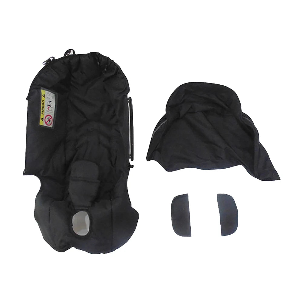 Toddler Baby Stroller Rain Cover — Waterproof Oxford Sunshade & Dustproof Cover with Soft Seat Cushion and Washing Kit