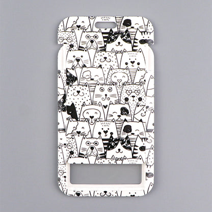Kawaii Cat Paw Credential Holder Lanyard – Cute Neck Strap for Keys, ID Cards & Phone Accessories