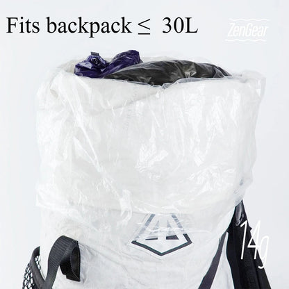 Ultralight Backpack Liner Bag - 14g Waterproof Polycro Inner Dry Storage Bag for Hiking, Trekking & Camping