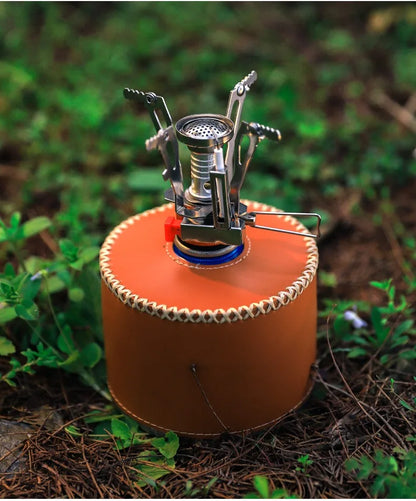 Ultralight Foldable Camping Gas Stove – Portable Alloy Outdoor Cooker for Hiking & Picnic