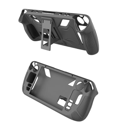 Silicone Console Protector for Steam Deck – Anti-Slip Soft Shell Case with Bracket Replacement Accessories