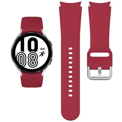 Samsung Galaxy Watch Silicone Band - 20mm Replacement Strap for Galaxy Watch 4, 5, 6, 5 Pro and 6 Classic 40mm–47mm Models