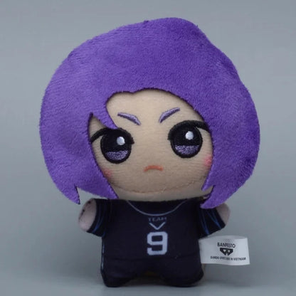 10cm Mini Blue Lock Plush Keychain – Seishiro, Nagi, Isagi, Yoichi, Chigiri, Bachira & Meguru Stuffed Doll Toy Gift