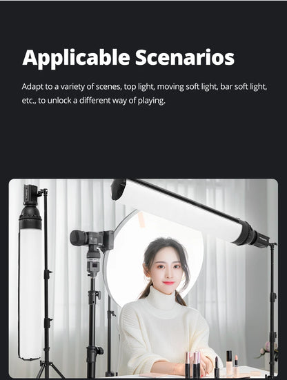Flynoodle Air Tube Inflatable Softbox - Video Light Diffuser for Aputure, Nanlite, Godox, ZHIYUN & COLBOR