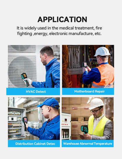EMILESEEY TR256E/B Thermal Imager Camera 256x192 - Infrared Temperature Meter for PCB and Pipeline Repair Detection