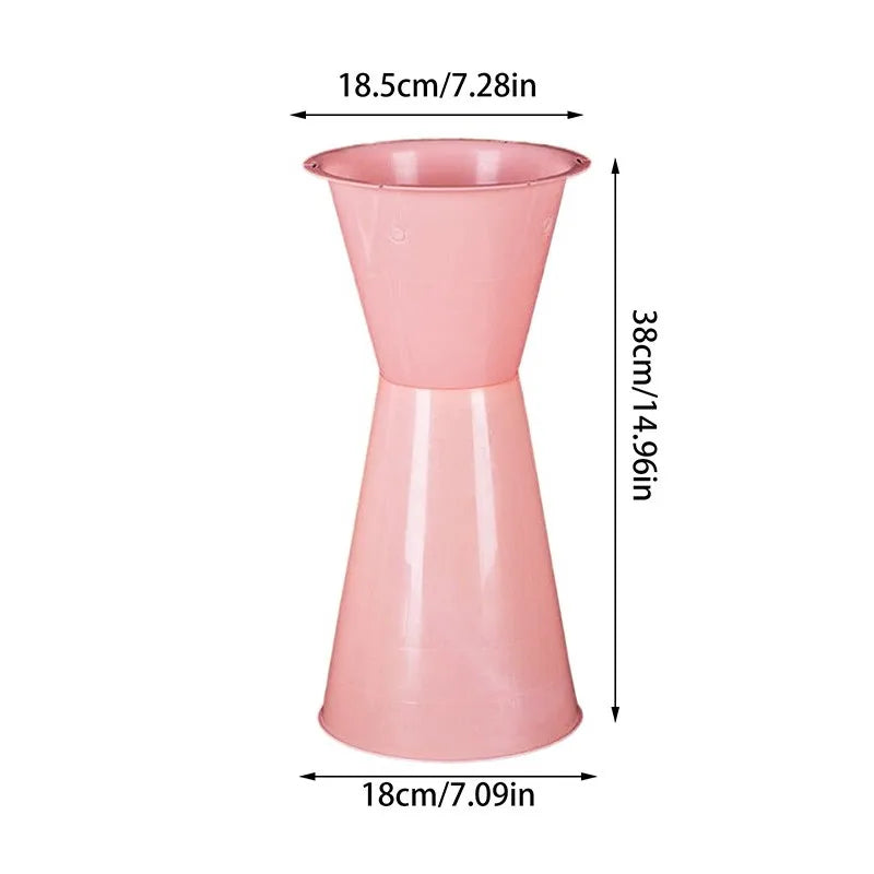 Plastic Flower Packaging Liner – Plant Stand & Fixed Bouquet Base for Floral Crafts and Supplies