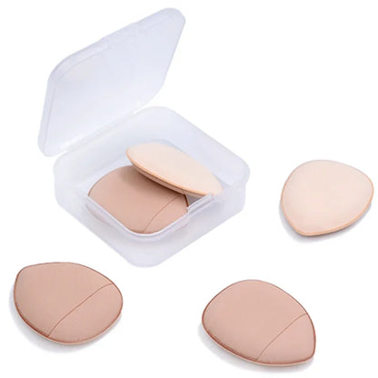 5/10Pcs Mini Finger Puff Foundation Sponge Set for BB Cream, Concealer & Powder - Makeup Applicator Tools