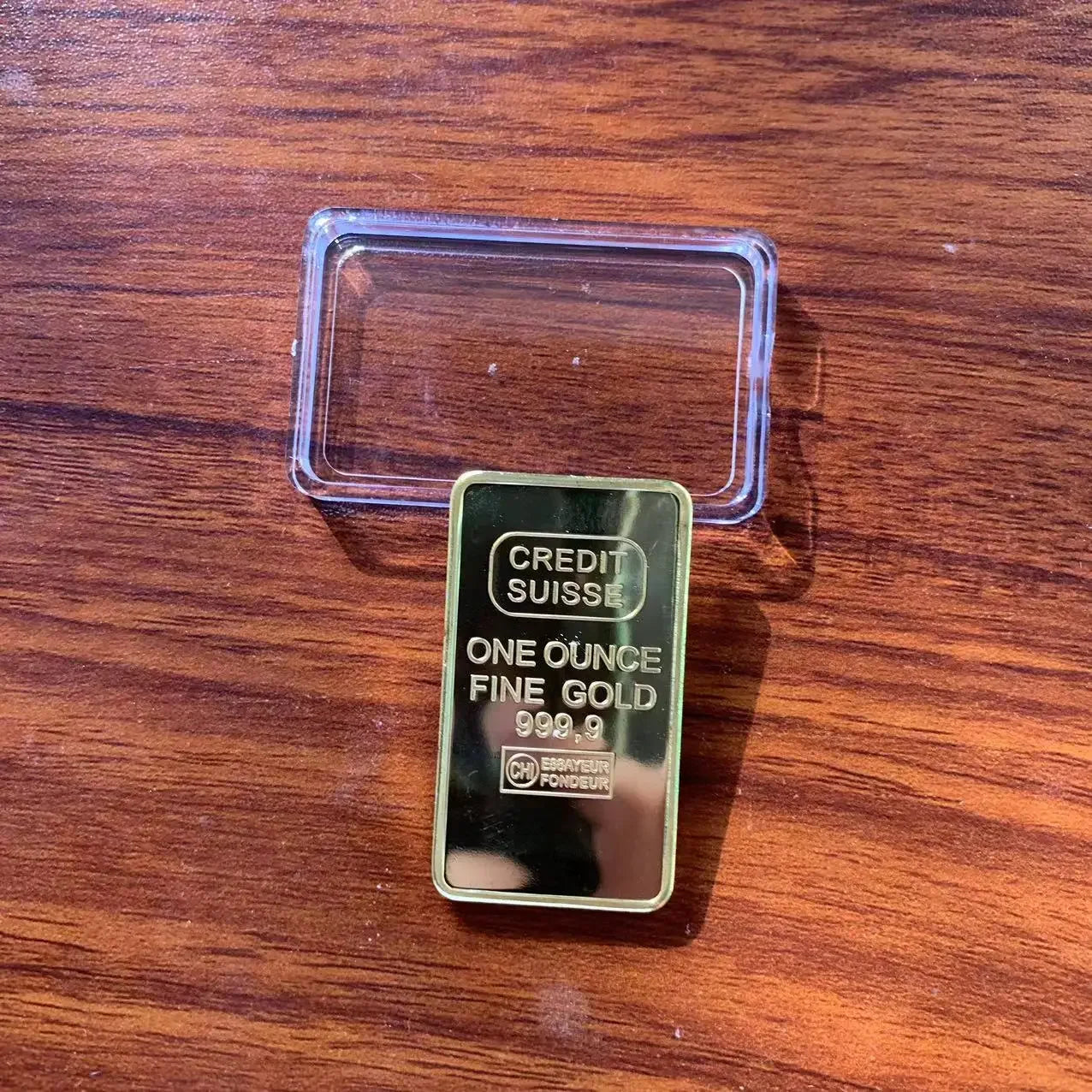 Simulation 1 OZ Gold Plated Credit Bullion Bar – Sussie Gold Ingot Bullion Replica