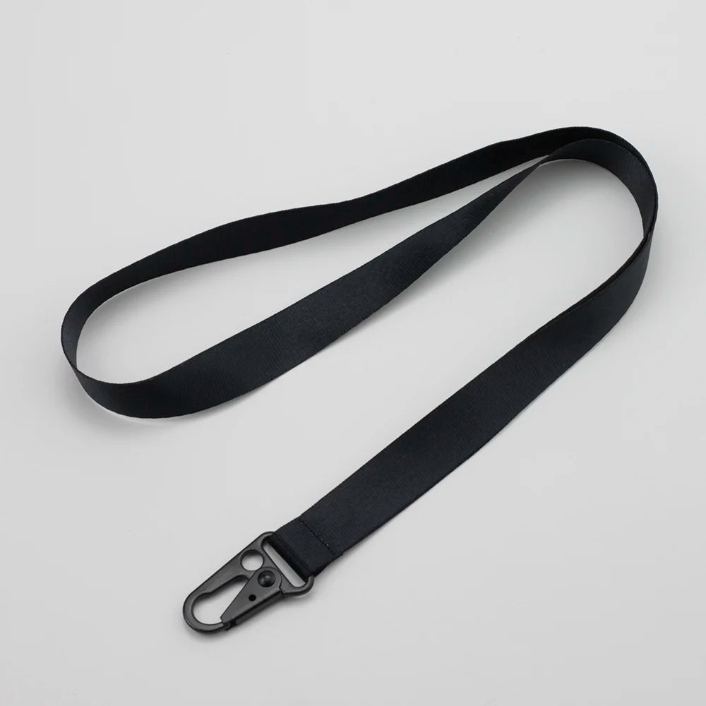 Neckband Nylon Keychain with Heavy Metal Hook – Anti-Loss Lanyard for Keys, Mobile Phone, Camera, Outdoor Safety Rope