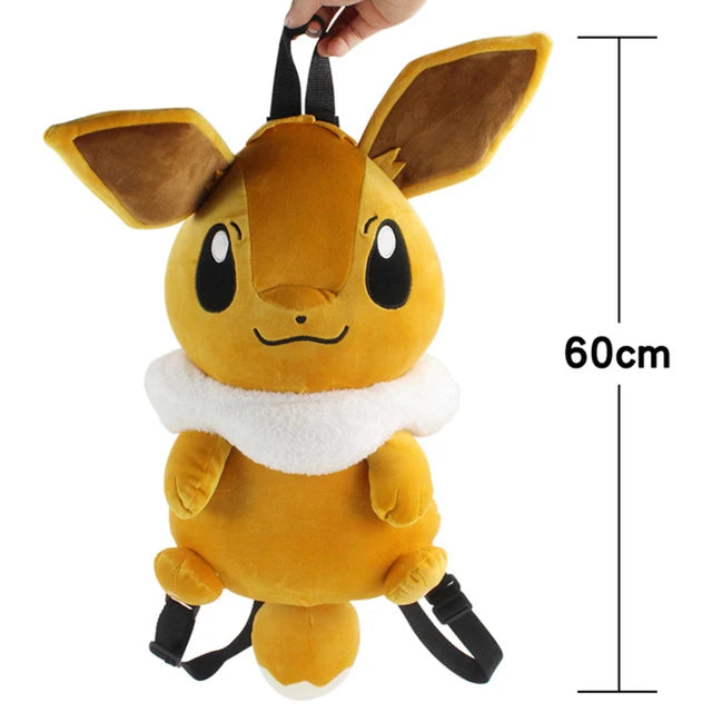 New Pokémon Gengar Plush Backpack — Style Eevee & Snorlax Schoolbag, Cosplay Bag & Xmas Gift