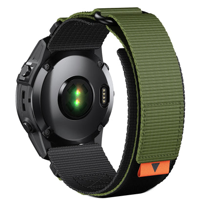 Nylon Quick Fit Loop Strap for Garmin Fenix & Forerunner — 22mm, 26mm Bands for Fenix 7X/7 Pro/6X/6/5X/5 Plus, Tactix 7, Forerunner 965/955, Enduro 2