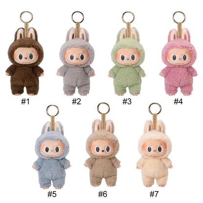 Labubu Anime Plush Doll Figure – Sweetheart Vinyl Pendant, Kawaii Backpack Decoration, Kids Christmas Gift