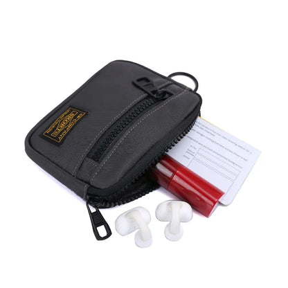 Casual Men's Canvas Coin Purse – Retro Zipper Wallet & Key Holder Small Money Bag for Youth
