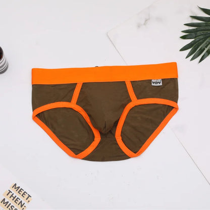 Men’s Modal Briefs – Soft Breathable Solid Color Underwear, Comfortable Everyday Simple Fit Pants