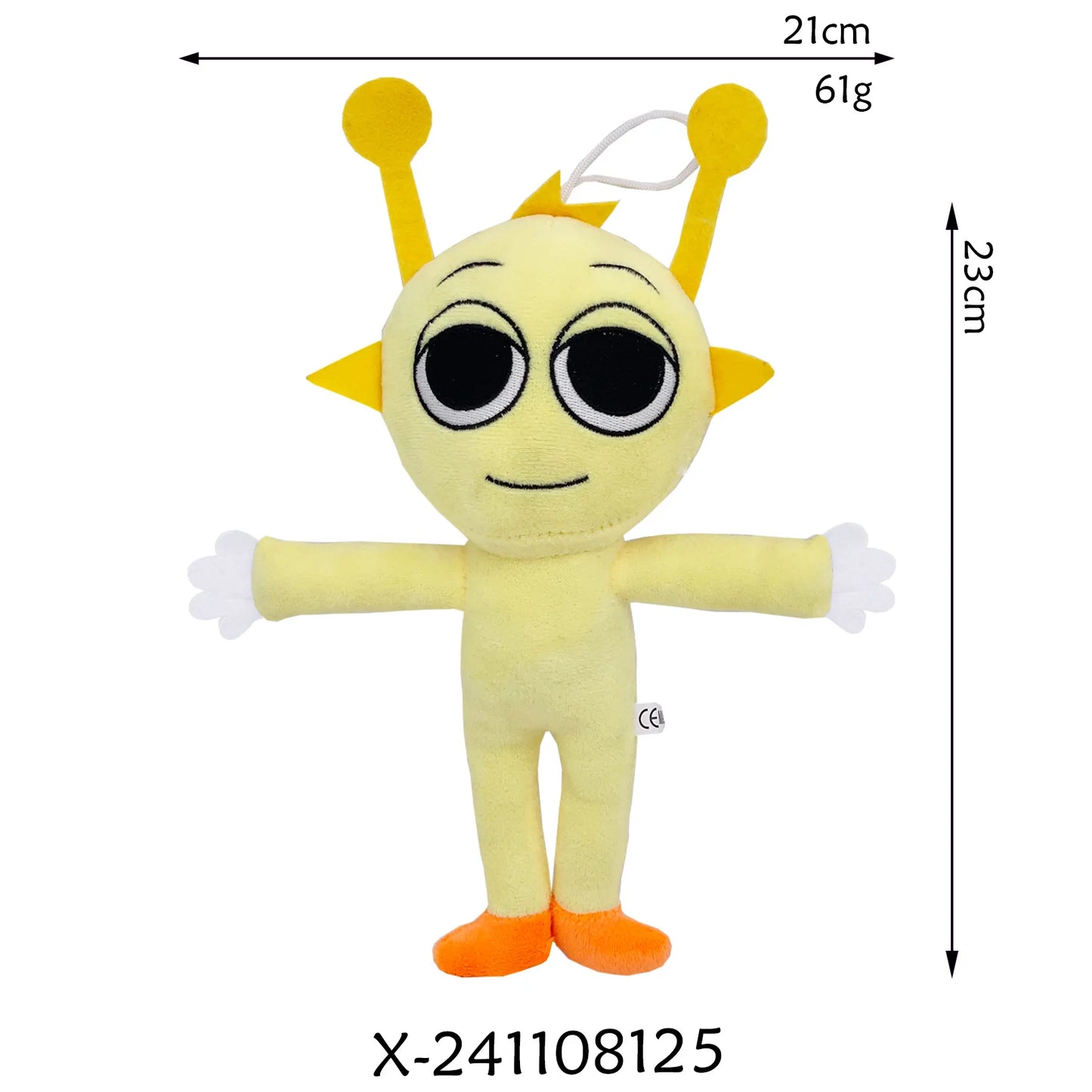 Sprunki Plush Doll Toy — Cartoon Stuffed Pillow for Kids, Birthday & Christmas Gift