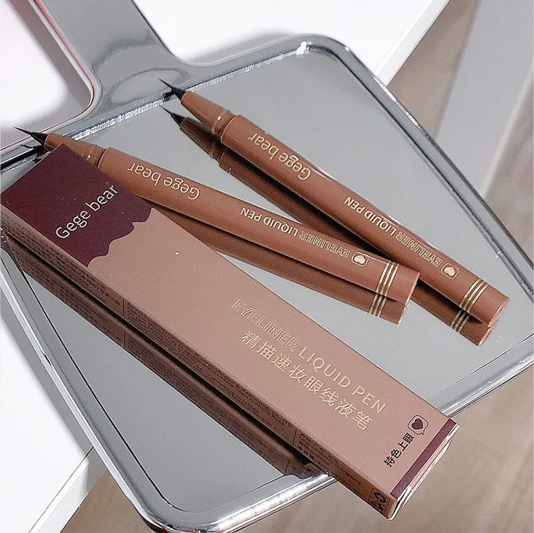 Gege Bear Liquid Eyeliner Pen – Waterproof, Smudge-Proof, Fast & Precise Makeup with Quick Drying Formula