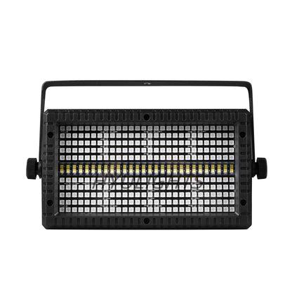 60W Mini LED RGB Strobe Light – 3-in-1 8-Partition + White 8000K DMX DJ Wash Bar for Stage Lighting Effects