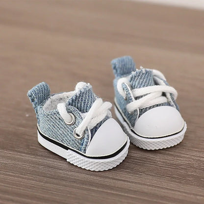 Labubu Doll Shoes for 15/17cm Cotton Dolls — Casual Sports Canvas & Martin Boots, Accessories for Labubu Outfits