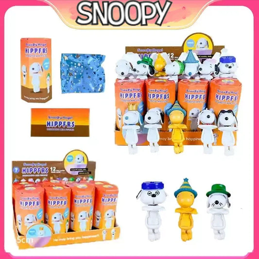 Hipper Angel Snoopy Blind Box | Kawaii Mini Anime Figure for Phone & Computer Decor