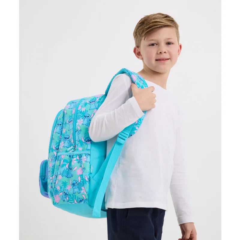 7PCS Genuine Australia Stitch Kawaii Set — Children’s School Backpack, Lunch Bag & Water Cup, Double Shoulder Bag for Girls, Gift Set