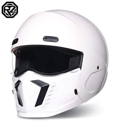 Retro Scorpion Half Motorcycle Helmet – Vintage Locomotive Style Multi-Purpose Moto Helmet (M-XXXL)