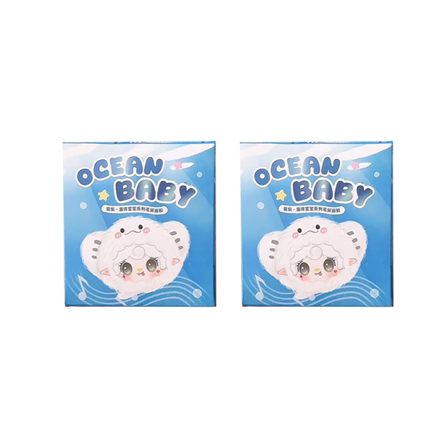Yooki V6 Ocean Baby Blind Box Vinyl Pendant Plush Doll Keychain — Mystery Bag Decoration Collectible Toy Birthday Gift