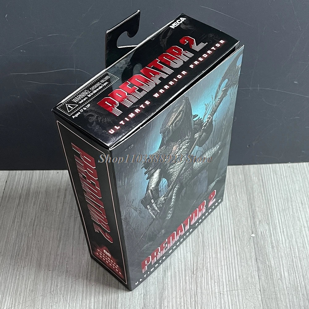 NECA Predator Figure — Ultimate Shaman Elder Armored Jungle Hunter with Snake Vision, Alien Model Toy Gift