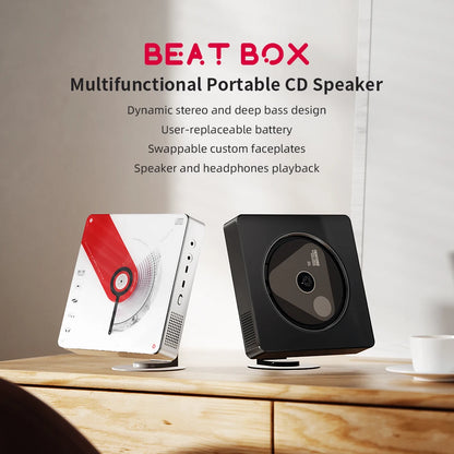 FIIO Snowsky BEATBOX Portable CD Player - FM Radio Bluetooth Speaker USB CD Ripper Rechargeable Audio Device