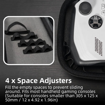 Skull & Co. MaxCarry Travel Case – Protective Carrying Bag for Steam Deck, ROG Ally & Handheld Consoles