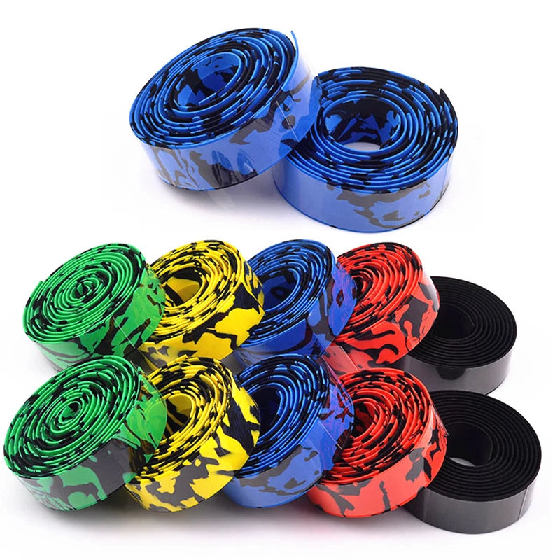Bicycle Handlebar Tape – Anti-Vibration PU EVA Non-Slip Breathable Road Bike Bar Wrap for Racing