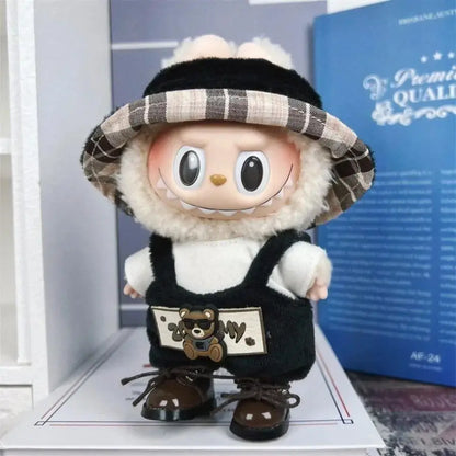 15-17cm Mini Labubu Doll Clothes — Idol V1 V2 Stylish Sports & Leisure Outfit Set | Doll Clothing Gift