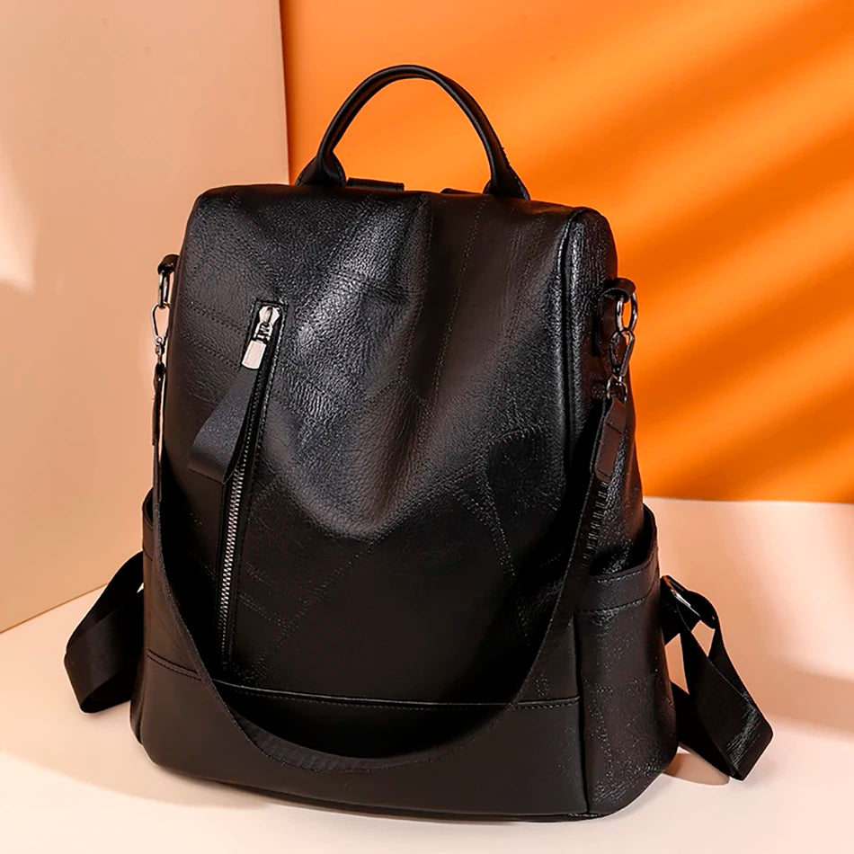 Women's Anti-Theft Backpack - Casual Daypack with Multi-Function Pockets for Travel and Outdoor Use
