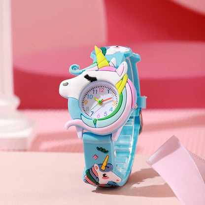 Cartoon Silicone Gift Watch for Kids – Cute Colorful Wristwatch for Boys and Girls