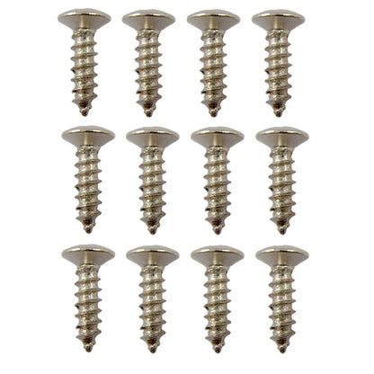 Electric Guitar Bass Pickguard Screws - 3x12mm Protective Plate Rear Cover Screws with Storage Box