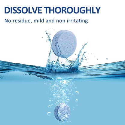 Car Windshield Glass Cleaner Effervescent Tablets: Windscreen Wiper Solid Cleaner - Toilet Cleaning Car Accessories