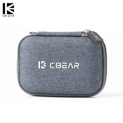 KBEAR High-End Fabric Earphone Case – Portable Storage Bag for TRI I3 Pro Headphones & IEM Accessories