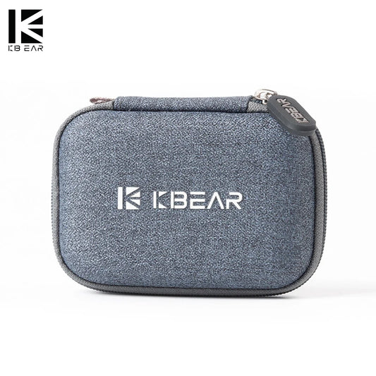 KBEAR High-End Fabric Earphone Case – Portable Storage Bag for TRI I3 Pro Headphones & IEM Accessories