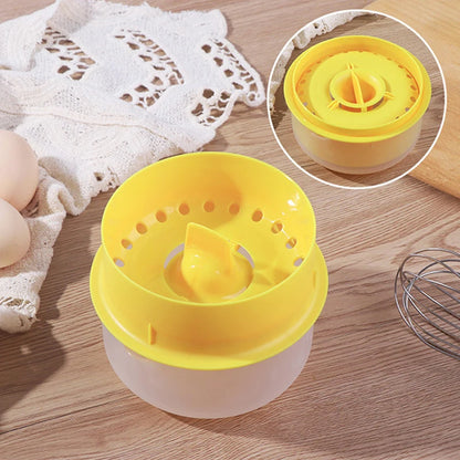 Egg Yolk Separator with Large Capacity - Clear Kitchen Gadget and Baking Tool - Essential Kitchen Accessory