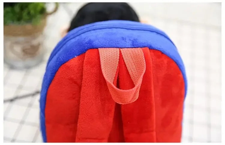Marvel Series Cartoon Plush Toy Backpack – Cute & Fashionable Kindergarten Leisure Bag for Kids, Holiday Gift