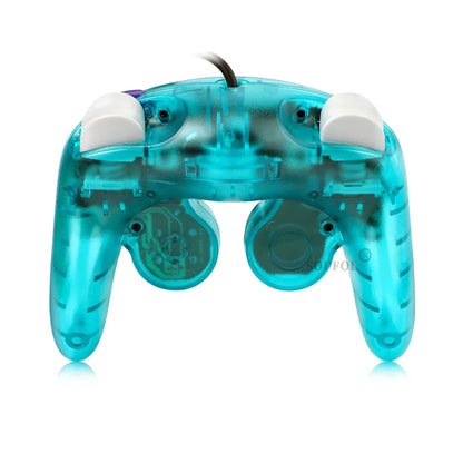 Transparent Wired Game Controller for GameCube NGC – Replacement Handheld Joystick for Video Game Console