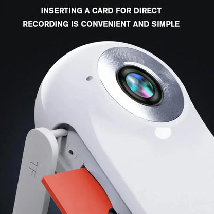 Pet Collar Action Camera - 170° Wide-Angle Mini Video Recorder for Dogs and Cats, No WiFi Needed