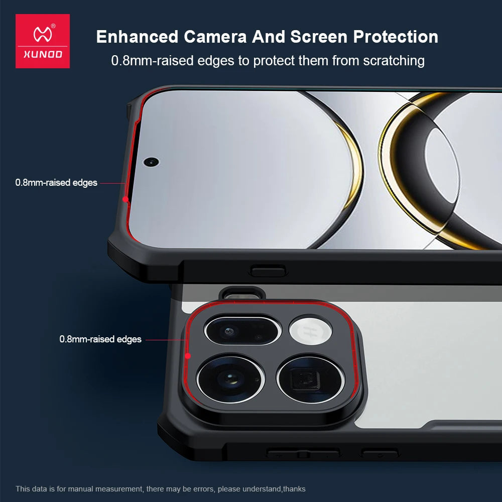 Xundd OPPO Find X9 Ultra Case - Airbag Shockproof Full Protection Matte Transparent Anti-Scratch Cover