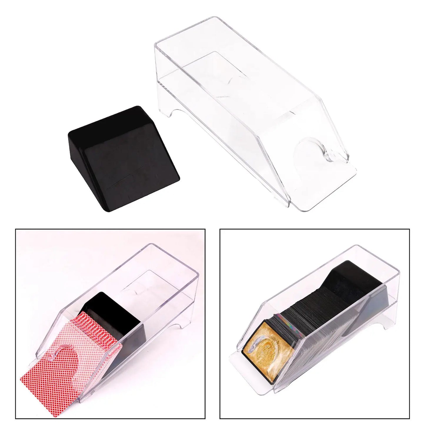 Acrylic Card Dispenser Dealing Shoe – Perfect for Home, Living Rooms & Offices