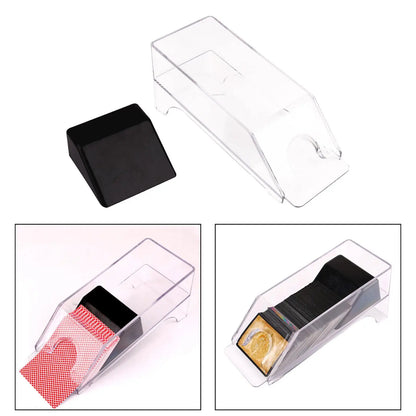 Acrylic Card Dispenser Dealing Shoe – Perfect for Home, Living Rooms & Offices