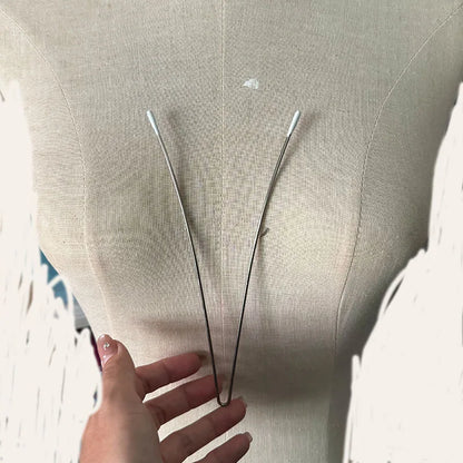 Stainless Steel Bra Underwire Shapers - 6-Piece Lingerie Making Supplies for Bras, Bustiers, and Corsets