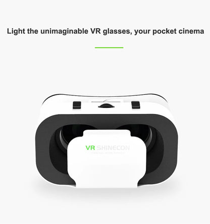 Shinecon 3D VR Glasses – Virtual Reality Headset with Controller for Smartphone Gaming