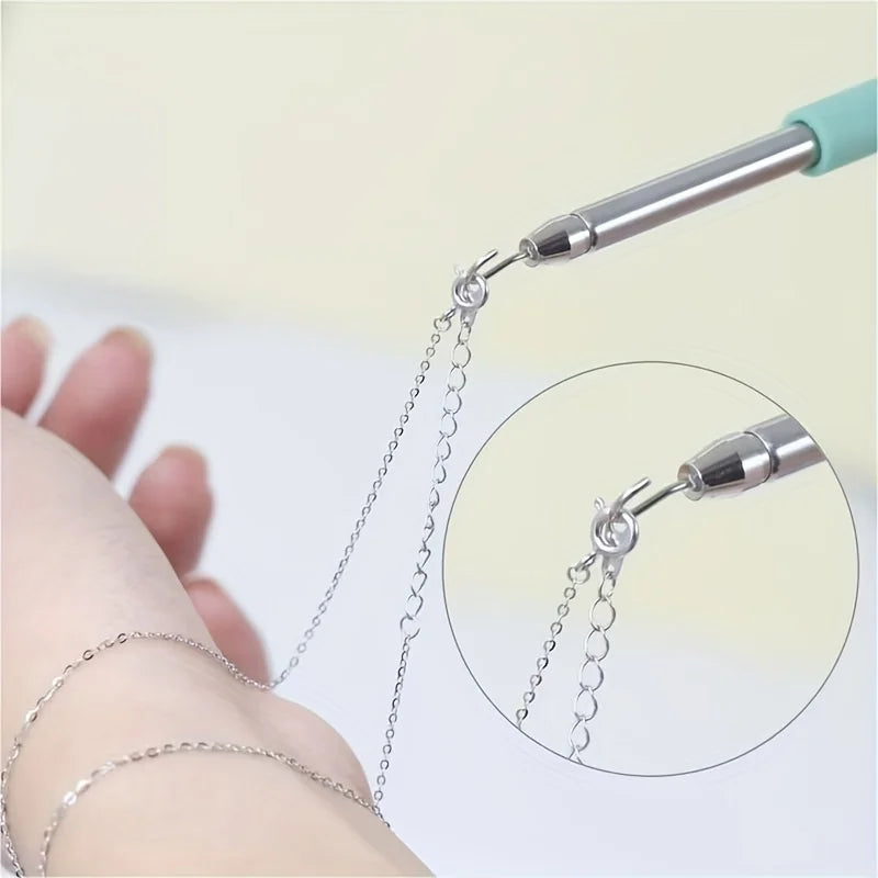 Jewelry Helper Bracelet Tool – Fastening & Unfastening Aid for Clasps, Hooks, Zippers, and Crafts