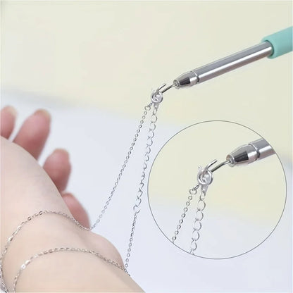 Jewelry Helper Bracelet Tool – Fastening & Unfastening Aid for Clasps, Hooks, Zippers, and Crafts